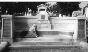 Houdini's Grave, Machpelah Cemetery, Cypress Hills, Queens, New York