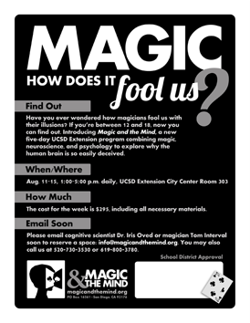 Read the flier!
