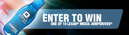 Enter to win a 2GB JumpDrive USB Flash Drive!