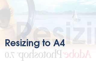 Resizing to A4 from an Existing File